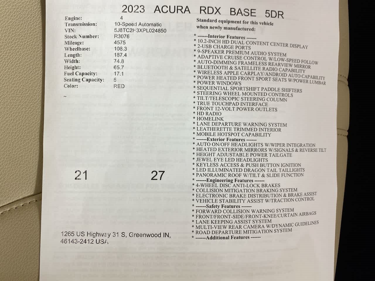 2023 Acura RDX SH-AWD